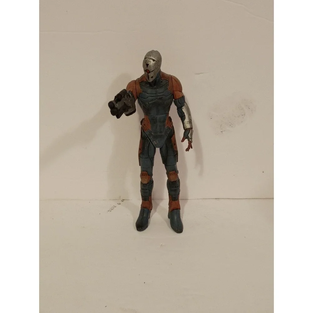 Metal Gear Solid Gray Fox Cyborg Ninja Action Figure Orange‎ Blue Silver 7 Inch